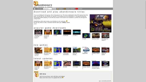 Site Screenshot