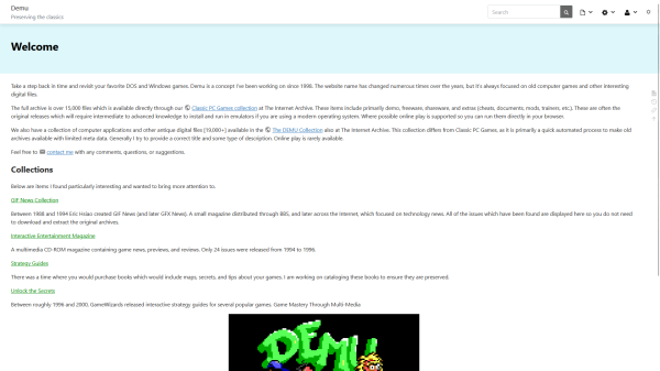 Site Screenshot